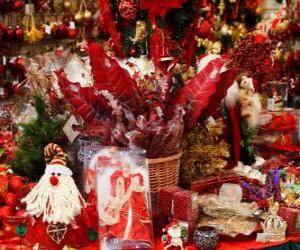 Puzzle Διάφορες διακοσμήσεις Χριστουγέννων